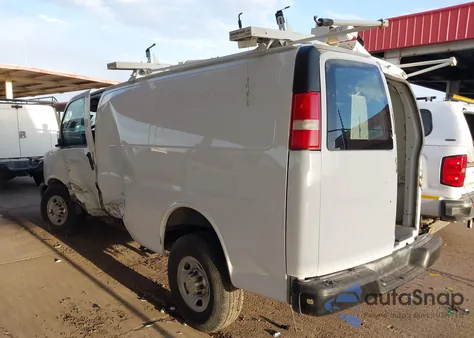 2013 Chevrolet Express 2500 Work Van from USA, damaged, VIN 1GCWGFCA6D1147985